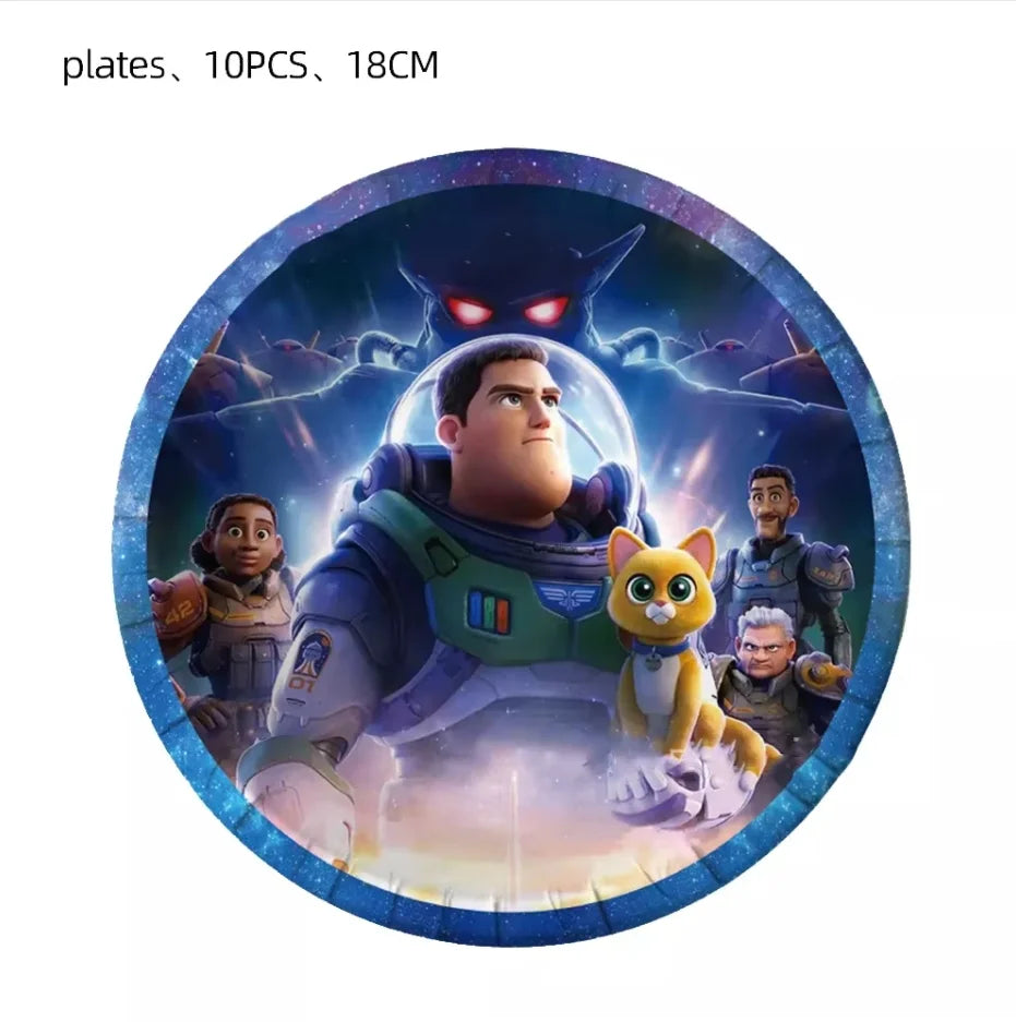 7/9 inch Toy Story Party Plates Birthday Decor Tableware Buzz Lightyear Paper Dish Cups Baby Shower Kids Favors Party Supplies Good Vibrations