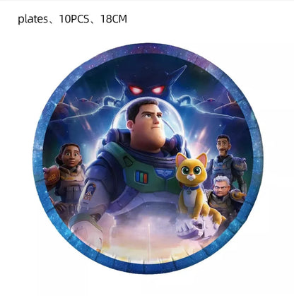 7/9 inch Toy Story Party Plates Birthday Decor Tableware Buzz Lightyear Paper Dish Cups Baby Shower Kids Favors Party Supplies Good Vibrations