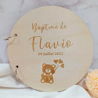 Guestbook for Baby Custom Wooden Guest Book Sign Baby Shower Decorations Birthday Party Supplies Wedding Ideas DIY Adult Kids Good Vibrations
