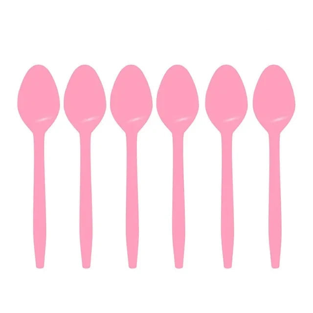Solid Color Party Set Light Pink Tableware Paper Cup Paper Plate Tablecloth Wedding Birthday Bride Party Supplies Decorations Good Vibrations
