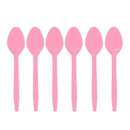Solid Color Party Set Light Pink Tableware Paper Cup Paper Plate Tablecloth Wedding Birthday Bride Party Supplies Decorations Good Vibrations