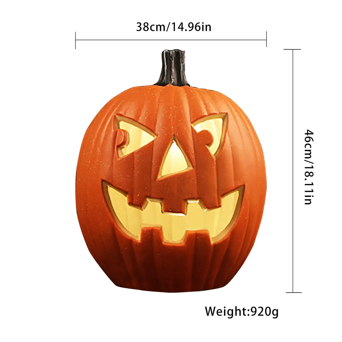 Party Decoration Diy Ornament Holiday Decor Halloween Led Pumpkin Light Jack O Lantern Spooky Carved Pumpkin Lamp 2026 Home Yard Good Vibrations