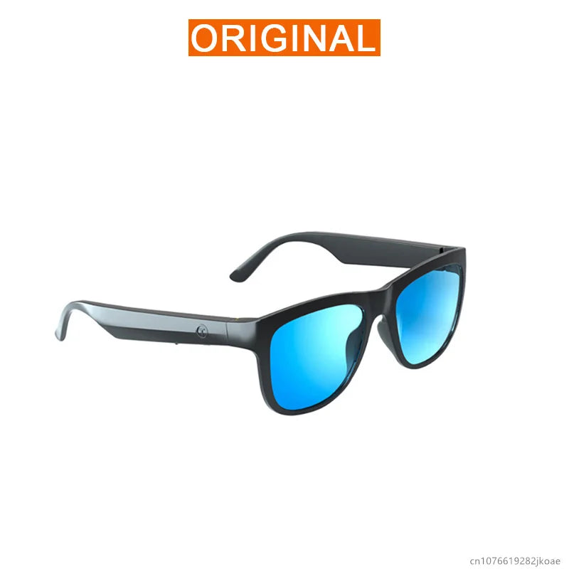 New Lecoo C8 Smart Glasses Original Headset Wireless Bluetooth 5.0 Sunglasses Headset Outdoor Sport Earphone HD Mic Calling Head Good Vibrations