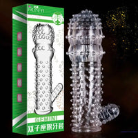 Particles Condoms Reusable Sex Toys High Sensitivity Sleeves GOOD Vibrations