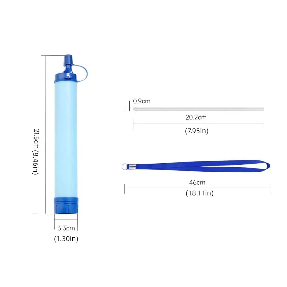 Mini Mini Water Filter Straw Straw Purifier Purification Water Filter Direct Drinking Survival Drinking Water Filtering Straw Good Vibrations