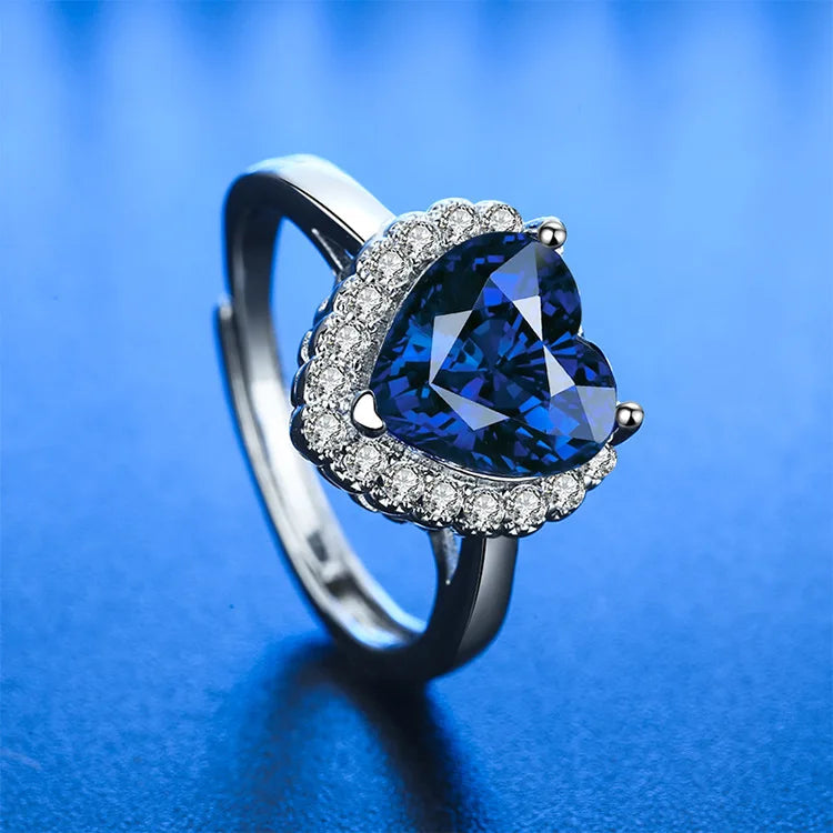925 Sterling Silver Ring Hot AAA Zircon adjustable Size Engagement Rings For Women Wedding Ring Party Fashion Nice Jewelry Gift Good Vibrations
