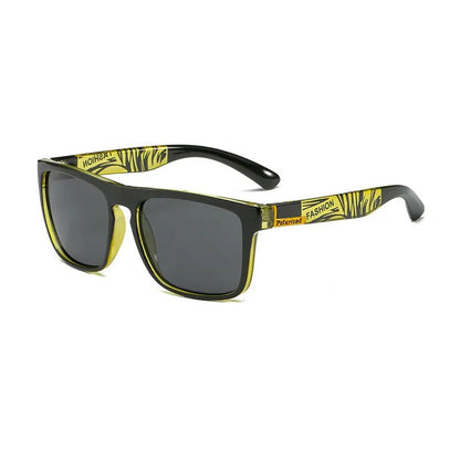 Fashion Square Vintage Polarized Sunglasses Men Women Retro Driving Fishing Luxury Brand Designer Sun Glasses UV400 Eyewear Очки Good Vibrations