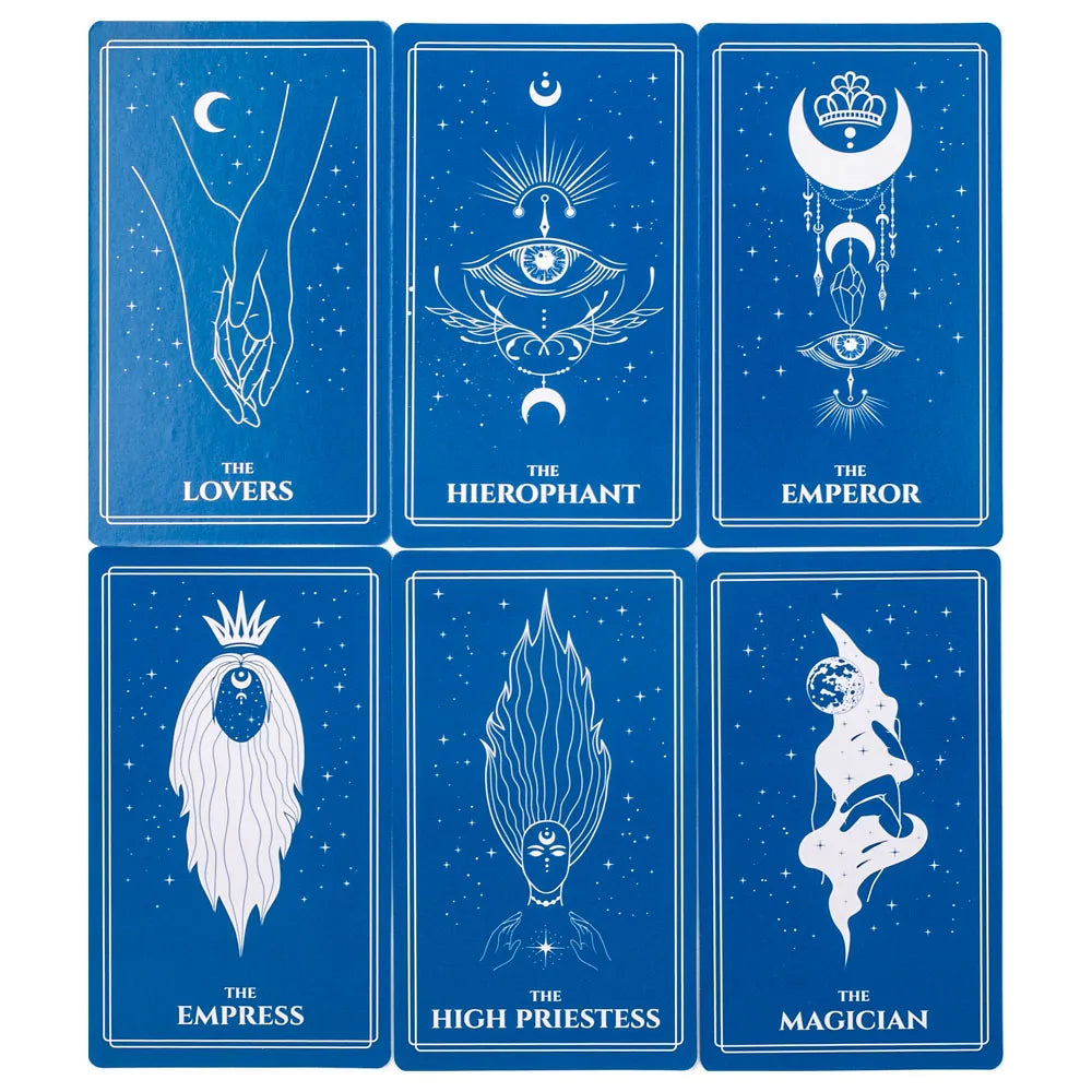 Celestial Tarot filled with the mysterious atmosphere of cosmic celestial bodies Divination Edition Deck Board Playing Games Good Vibrations