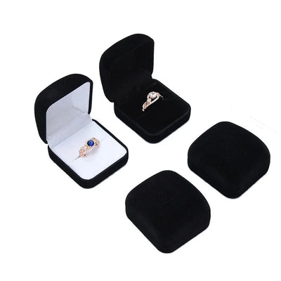 Wedding Prposal Gift Box Earrings Organizer Rings Container Trinket Box Ring Box Jewelry Organizer Packaging Box