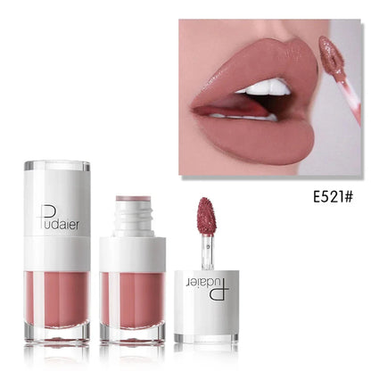 1PC Sexy Pink Women's Lipstick 16 Colors Lasting Waterproof Liquid Pencil Matte Liquid Lipsticks Makeups Non-Stick Cup Lip Gloss Good Vibrations