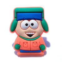 16PCS/Set PVC Shoe Charms Kawaii Famous Cartoon Character Boy Girl Man Garden Shoes Charms Ornaments Accessories Decorations Good Vibrations