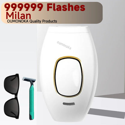 IPL Hair Removal Device 999999 Flashes  Permanent Epilator Body Treament Home Use for Women Men Facial Shaver Cutting Machine Good Vibrations