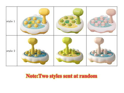 Duck/Frog/Pig Baby Toy Montessori Learning Game Educational Puzzle Gift for 12 24 Months Toddler Boy/Girl with Hammer Good Vibrations