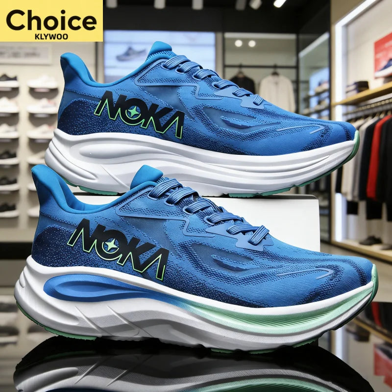 Running Shoes Carbon Board Speciality Marathon Men Sports Breathable Lightweight Women's Comfortable Athletic Nonskid Sneakers Good Vibrations