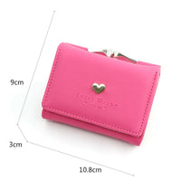 New Mini Short Women Wallets High Quality Coin Pocket Luxury Female Purses Card Holder Photo Holder Cute Wallet For Girls Good Vibrations