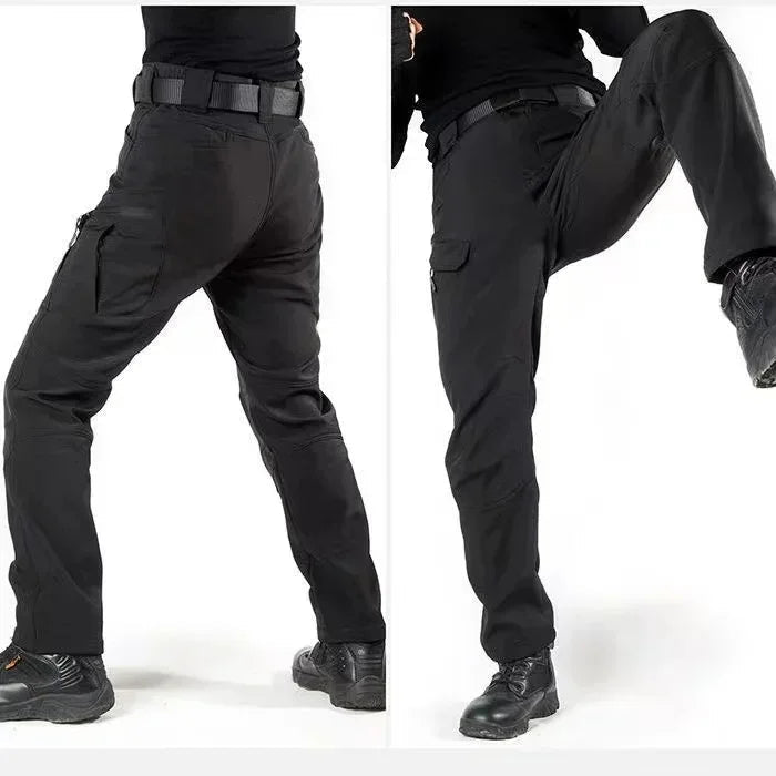 Waterproof Shark Skin Tactical Sets Mens Thicken Fleece New Soft Shell Combat Jackets+windproof Warm Cargo Pant 2 Piece Set Good Vibrations