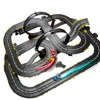 Electric rail car 1:43 double remote control racing track toy automatic racing electric track children Christmas gift Good Vibrations
