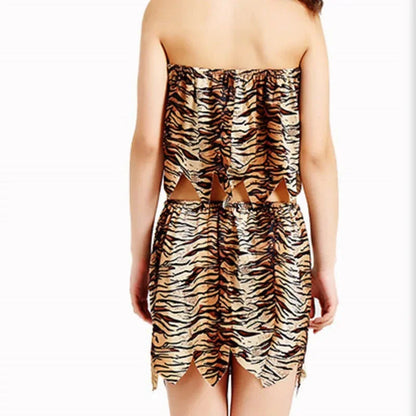 leopard savage caveman croods flintstones primitive sexy indian clothing costume carnival halloween costumes for men adult fancy Good Vibrations