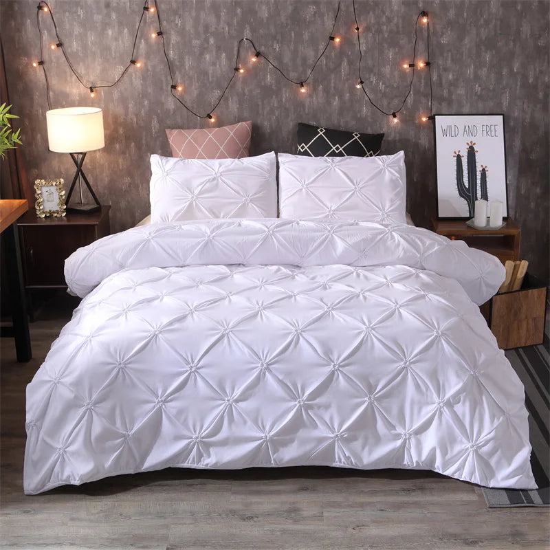 Queen Comfort Set 3Pieces, Gray Bed in a Bag Comforter Set for Bedroom, Beddding Sets without Comforter, Duvet cover&Pillowcases Good Vibrations