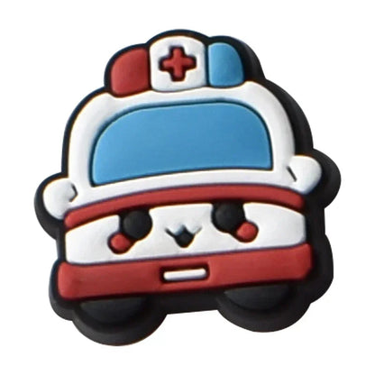 Shoe Charms for Crocs Accessories Organ Medical Care Shoes Charm for Croc Decorations Pins Men Accessory Jeans Woman Clogs Clips Good Vibrations