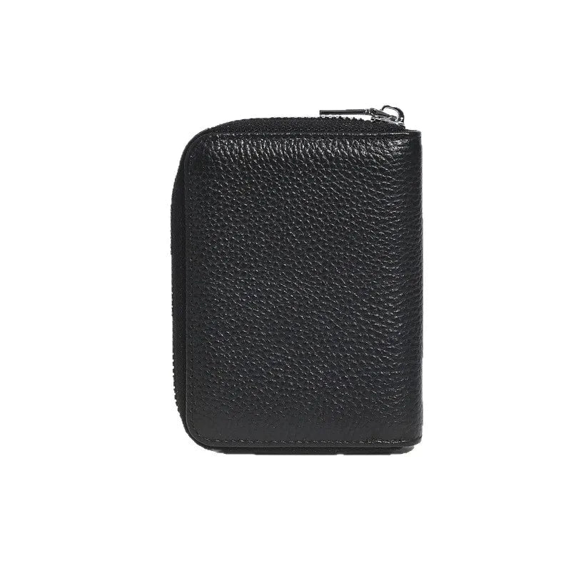 Solid Color Short Coin Purse for Women Girl RFID Coin Purse Cute Small Wallet Card Case with Zipper Good Vibrations