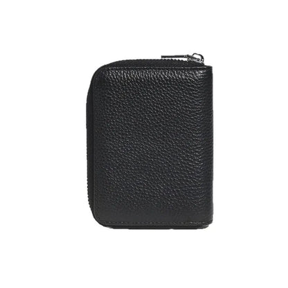 Solid Color Short Coin Purse for Women Girl RFID Coin Purse Cute Small Wallet Card Case with Zipper Good Vibrations