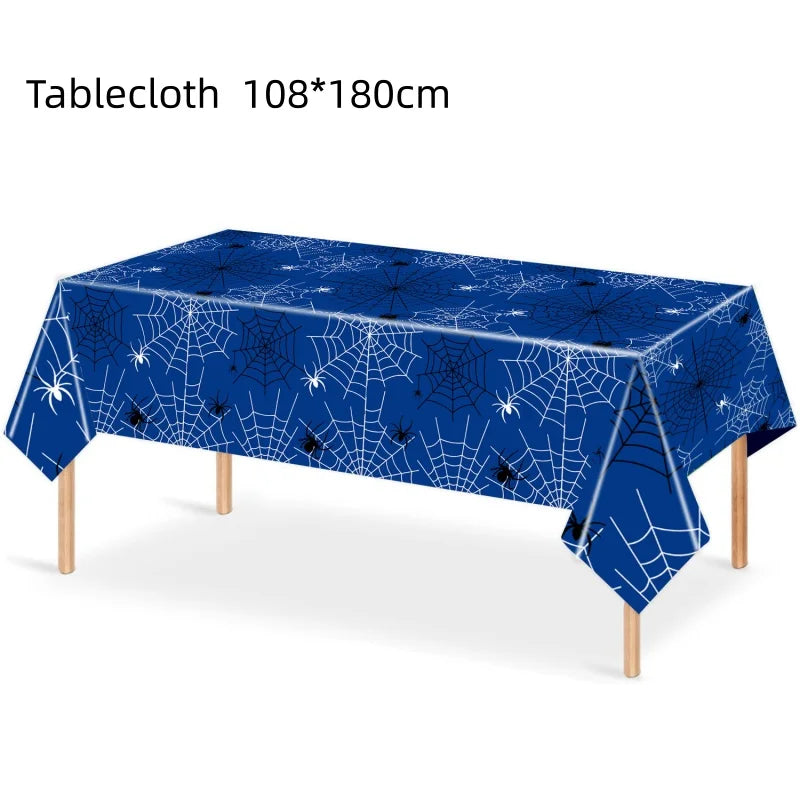 Cartoon Spider Theme Party Decor Tablecloth Party Supplies Table Cover Supers Heros Boys Favor Baby Shower Birthday Party Gifts Good Vibrations