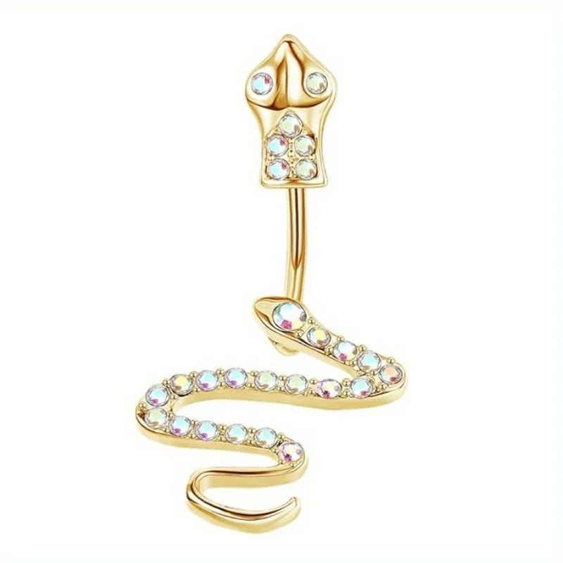 Bobisty 1PC 316L Surgical Stainless Steel Belly Button Ring Dangle for Women Navel Rings Cute Butterfly Clicker Belly Piercing Good Vibrations Adult Super Store