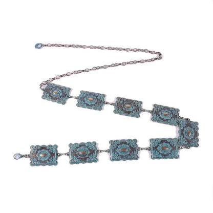 new women's belt fashionable retro style metal carved decorative chain waist chain accessories Good Vibrations