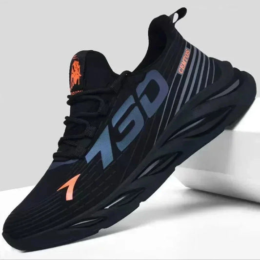 Men's shoes new summer breathable network surface tide brand sports leisure running light network red boom fashion shoes Good Vibrations