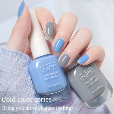 Air Dry Nail Polish 10ml 0.35 oz Water Based Non Toxic Odorless Quick Dry Toenail Finger Gel No Lamp Baking Nail Art Manicure