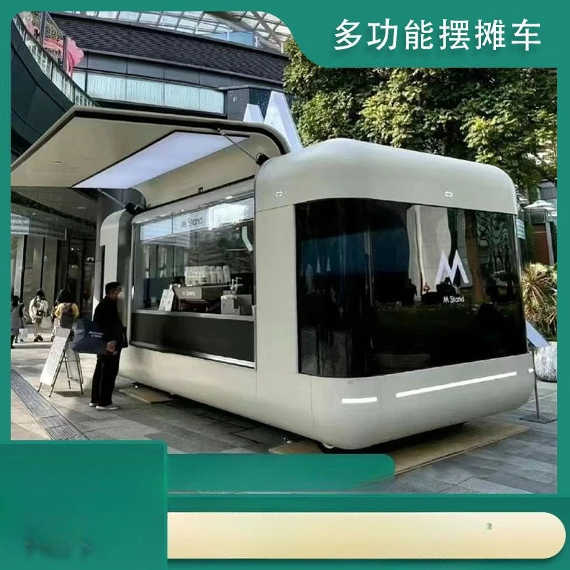 Scenic spot, commercial, multi functional, dining car, mobile, stall, sale, camping, food, milk tea, coffee, business Good Vibrations