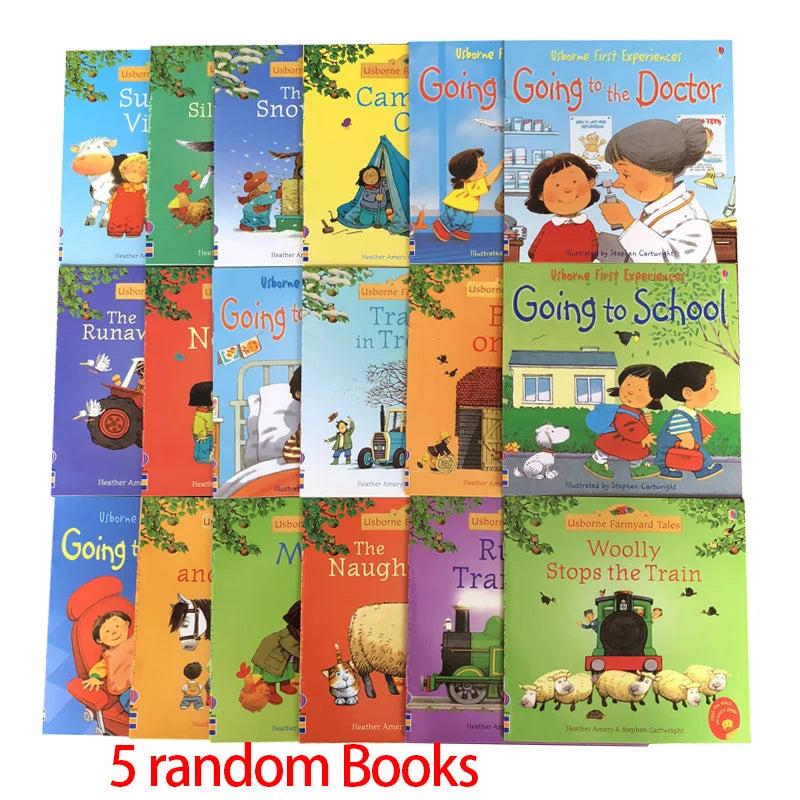 20 Books Storybooks  English Kids Usborne Picture Livros Children Baby Famous  Farmyard Tales Eary Education Libros Comics Art Good Vibrations