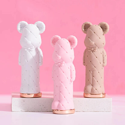 Beauty Glazed Bear Moisturizing Lipstick,Colored Lip Balm,Nourishing Lip stick,Easy To Color,Watery Good Vibrations