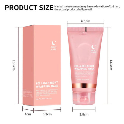 Collagen Peel-Off Face Mask – Hydrating, Firming, Brightening, Pore Minimizing, Overnight Care, Gentle, Unisex, Certified Good Vibrations