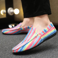 Fashionable banquet formal shoes, men's work flat shoes, casual plus-size loafers, walking casual shoes Good Vibrations