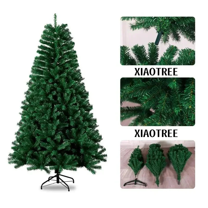 2.1/1.8M Christmas Tree Decoration Artificial Christmas Tree Decoration Tree New Year Decor Party Supplies For Hotel Mall Family Good Vibrations