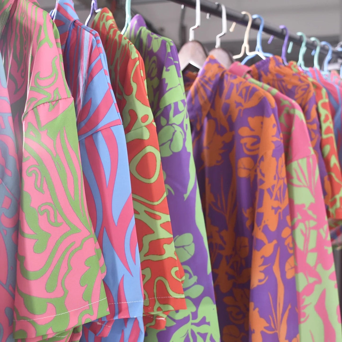 Women's Shorts Suit Summer Fashion Print Short Sleeve Shirt Loose Beach Vacation Outfit Elegant Female Office Two Piece Set 2023 Good Vibrations