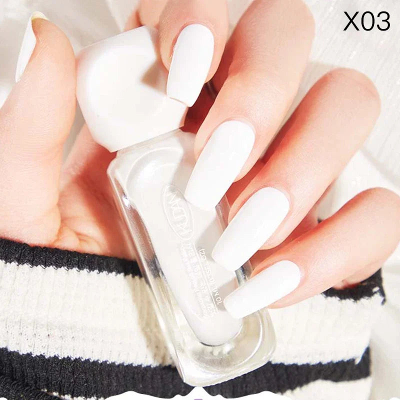 10ml Peel Off Water-Based Starry Nail Polish Fast Drying Long-Lasting Healthy And Brightening Effect No Need Lamp Cure Good Vibrations
