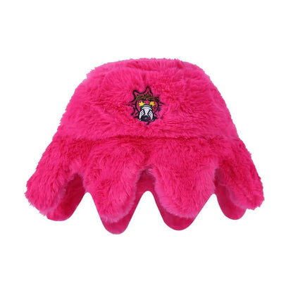 2025 New European and American Trendy Fishing Hat Retro Autumn and Winter Warm Rabbit Fur Octopus Hat Casual Hat Good Vibrations