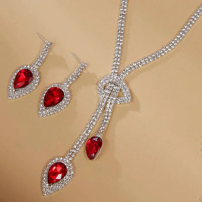 Fashion Necklace Earrings Set Dress Accessories Necklace Earrings Jewelry Set Wedding Dress Up Accessories Party Holiday Gift Good Vibrations Adult Super Store