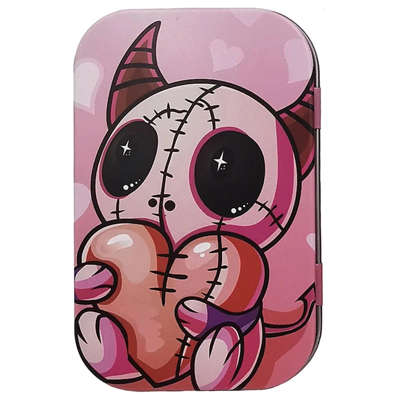 Cigarette Case Box Flip Cap Tobacco Storage Smoke Humidor Rolling Paper Jewelry Candy Coin Key Organizer Tin Flip Gifts Sealed Good Vibrations