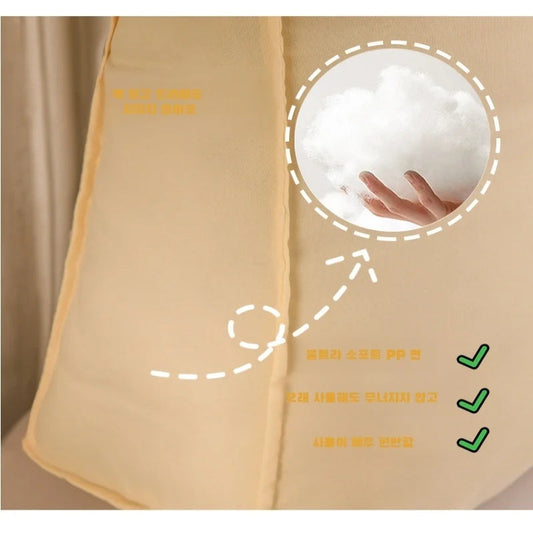 Bedroom Sofa Bedside Cushions Thickened Triangle Soft Bedside Backrest Bay Window Double Bed Pillow Cushions Tatami Triangle Good Vibrations