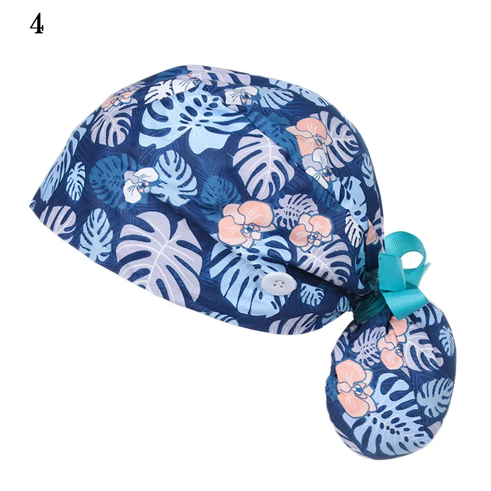 Women & Men Tie Back Hats Ponytail Holder Adjustable Long Hair Cap Working Hat With Button Working Cap Good Vibrations