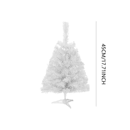 Whtie Artificial Christmas Tree, Xmas Tree With Metal Christmas Tree Stand, Christmas Tree For Indoor And Outdoor Decorations Good Vibrations