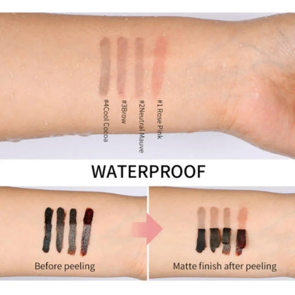 Four-color Peel-off Lip Liner Waterproof Natural Matte Matte Non-fading Non-stick Cup Peel-off Lip Gloss Lip Cosmetics Good Vibrations