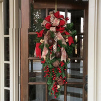 Artificial Christmas American Style Inverted Tree Home Arch Scene Decoration Simulation Christmases Trees Green Plants Good Vibrations