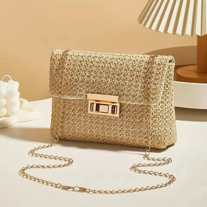Crossbody Bag for Women Chain Strap Banquet Stylish Accessory Shoulder Bag for Day-to-Night Outfits Good Vibrations