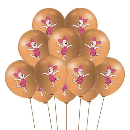 30/20/10pcs Winnie Pooh Theme Birthday Party Latex Balloons Set Blue Yellow Latex Balloon Baby Shower Decoration Supplies Good Vibrations