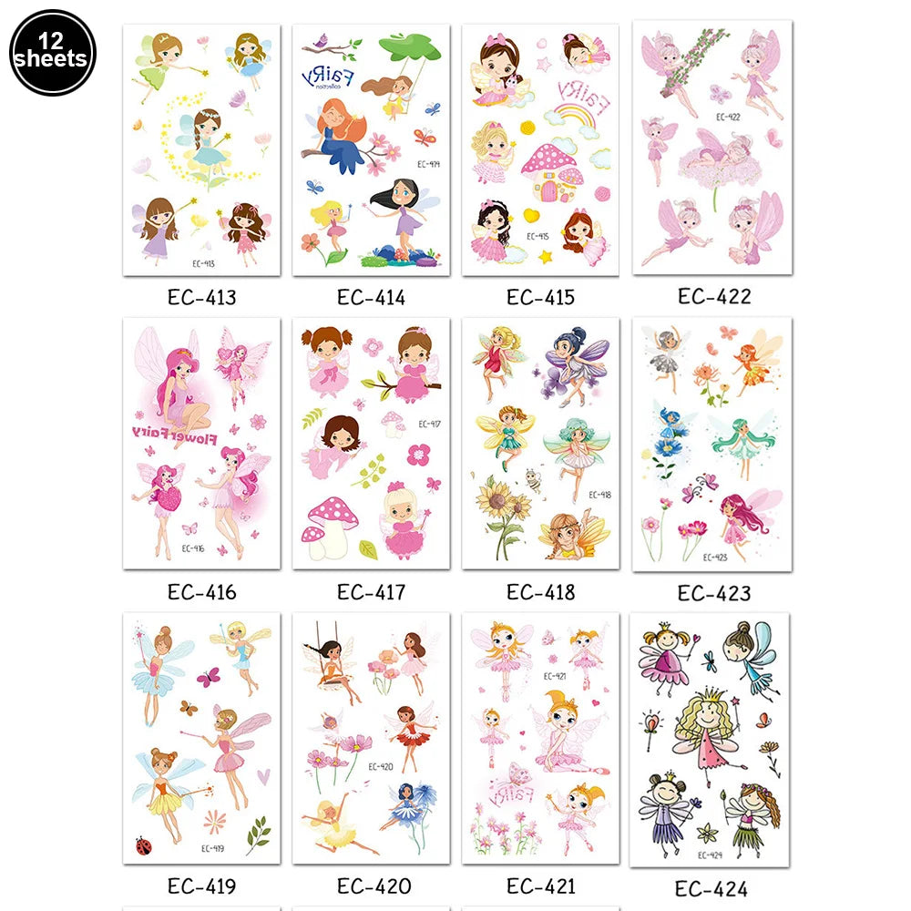 Fairy Party Supplies for Girl Birthday Fairies Enchanted Themed Baby Shower Party Decor Garden Flower Disposable Tableware Decor Good Vibrations
